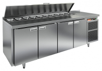 Стол для салатов HICOLD SL2-1111GN без крышки 