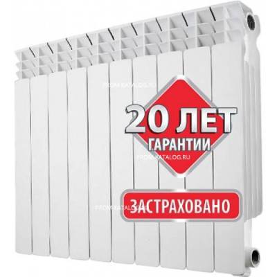 Биметаллический радиатор отопления Prom 500/100 7 секций би-мет.